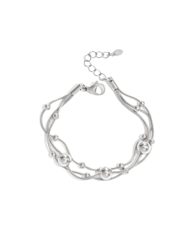 Armband met vergulde bolletjes