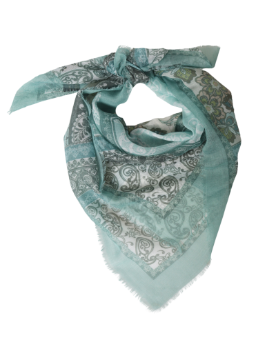 Vierkant modal sjaaltje met paisleyprint