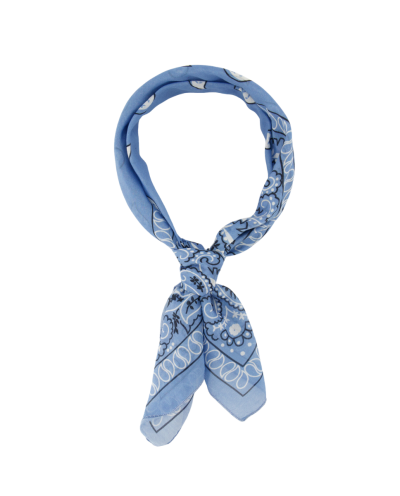 Zijde-blend bandana sjaal