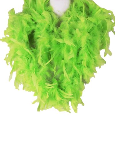 Appelgroene veren boa