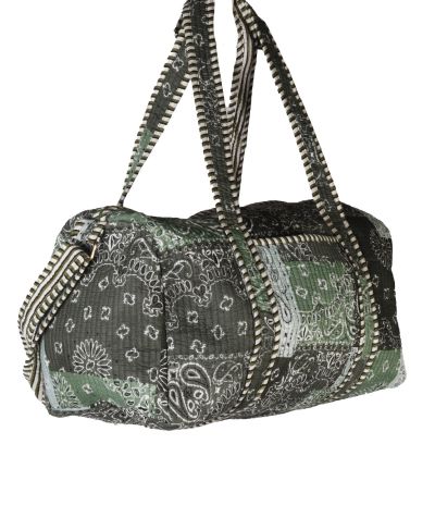 Gewatteerde weekend tas met bandana print