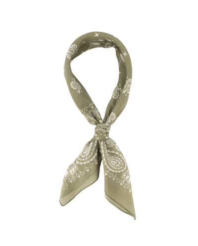 Zijde-blend bandana sjaal
