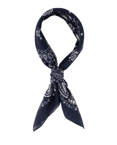 Zijde-blend bandana sjaal