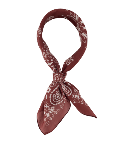 Zijde-blend bandana sjaal