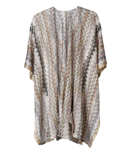 Korte kimono met zigzag patroon