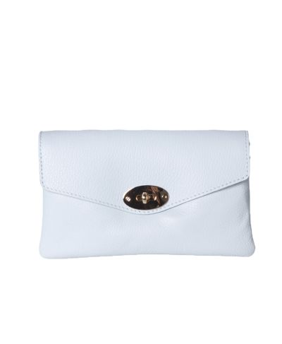 Winnie lederen clutch 