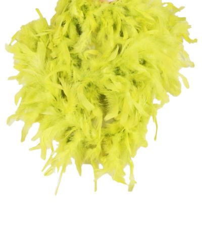 Limegroene veren boa