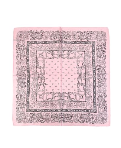 Vierkant satijn sjaaltje met bandana print