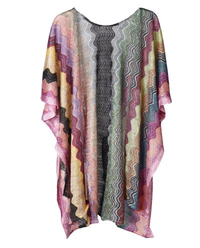 Korte kimono met zigzag patroon