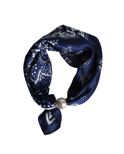 Bandana sjaaltje met parel sluiting