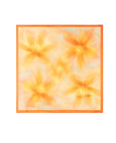Vierkant sjaaltje aquarel bloemenprint