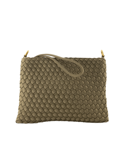Zila gevlochten clutch