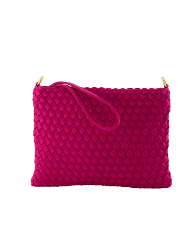 Zila gevlochten clutch