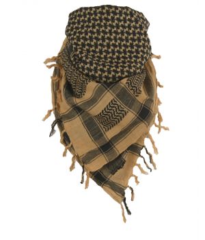 PLO sjaal / Arafat sjaal in beige en zwart
