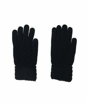 Gebreide i-gloves handschoenen in donkerblauw