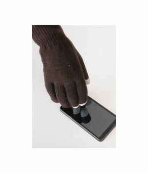 Bruine iGloves Touchscreen heren-handschoenen, met Etip vingertoppen