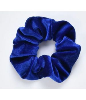 Velvet Scrunchie - Kobaltblauw