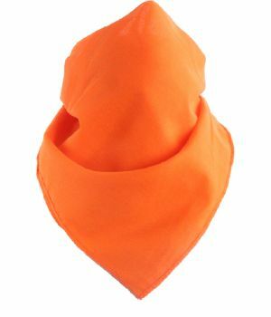 Effen boerenzakdoek / bandana in oranje