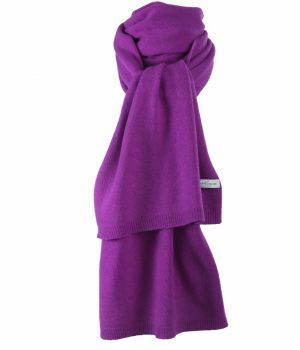Paarse kasjmier-blend sjaal