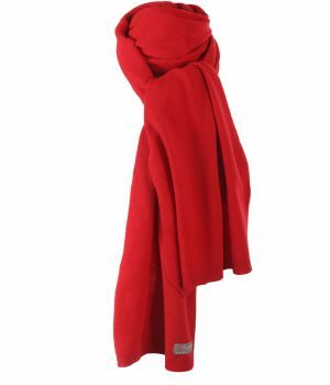 Rode kasjmier-blend sjaal 