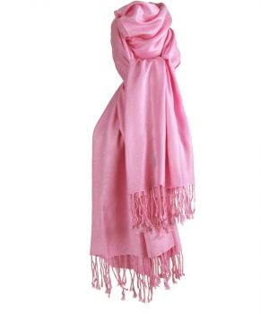Zuurstok roze pashmina sjaal